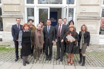 Петер Фридрих - министър по европейските въпроси на провинция Баден-Вюртемберг (Германия): „Впечатлен съм от видяното в Русе. Градът има потенциал и трябва да го развива“