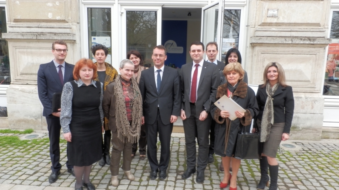 Петер Фридрих - министър по европейските въпроси на провинция Баден-Вюртемберг (Германия): „Впечатлен съм от видяното в Русе. Градът има потенциал и трябва да го развива“