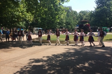 Клубът по Ушу и тайчи и Фолклорно студио „Зора“ към ОМД-Русе се включиха в събитието „Русе спортува 2018“