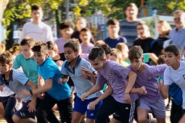 Over 170 students from Ruse participated in a cross and relay race dedicated to the fight against addictions