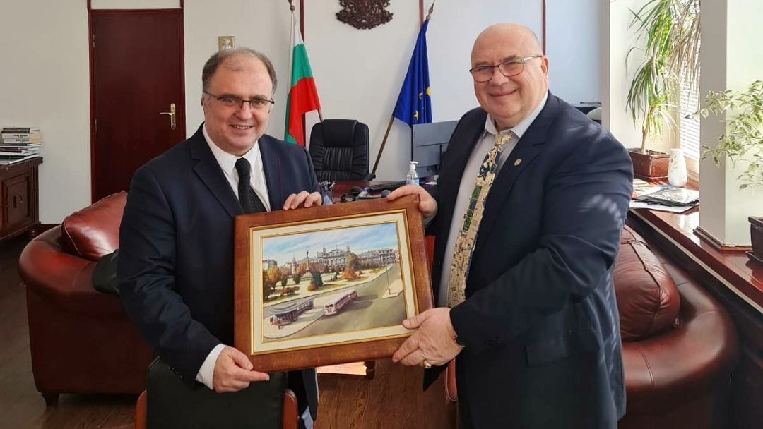 Зам.-кметът Енчо Енчев проведе работна среща в Министерството на културата
