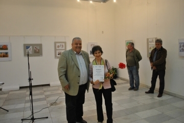 Зам.-кметът Иван Григоров откри изложба-конкурс за карикатури на тема спорт