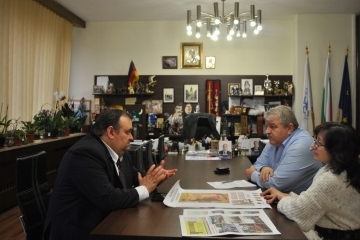 Николай Дойнов на работно посещение в Русе