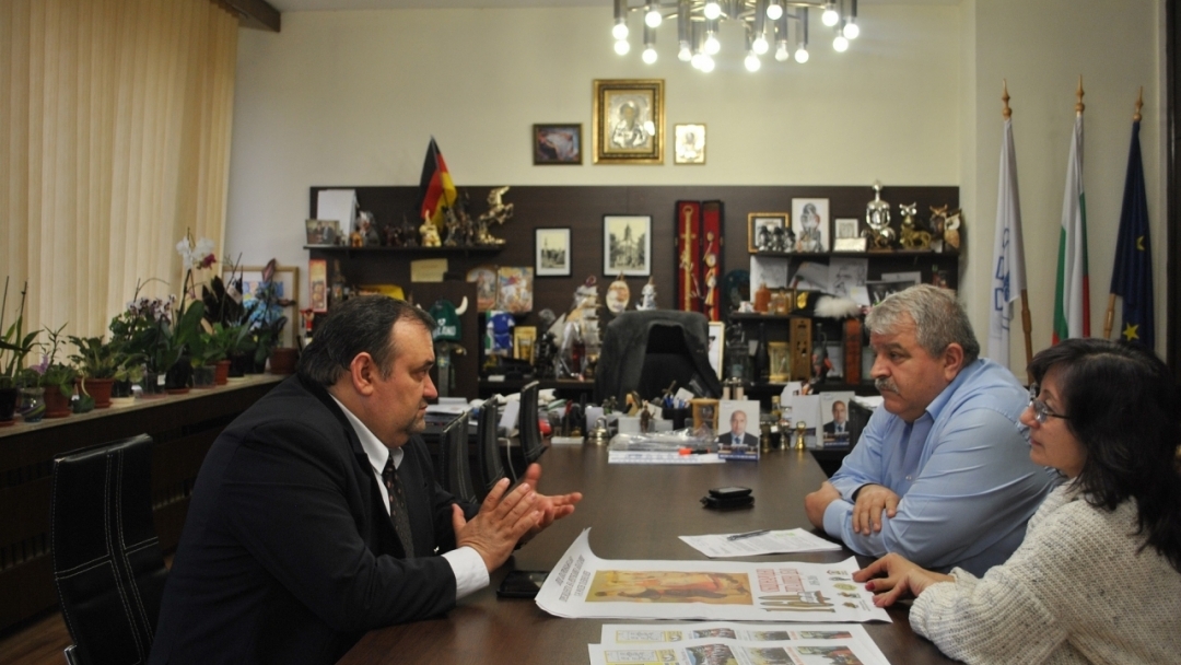 Николай Дойнов на работно посещение в Русе