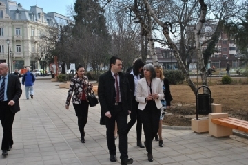 Маргарита Попова разгледа Екомузея в Русе