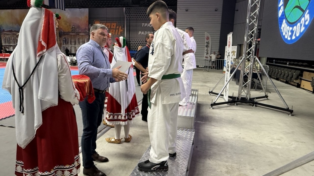 Triumph of Ruse residents with 4 titles and 11 medals at the Balkan Shinkyokushin Karate Championships