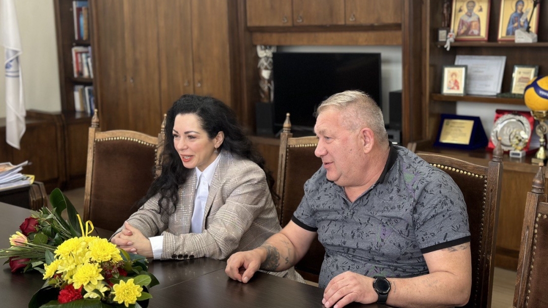 Кметът Пенчо Милков се срещна с актрисата Елена Петрова
