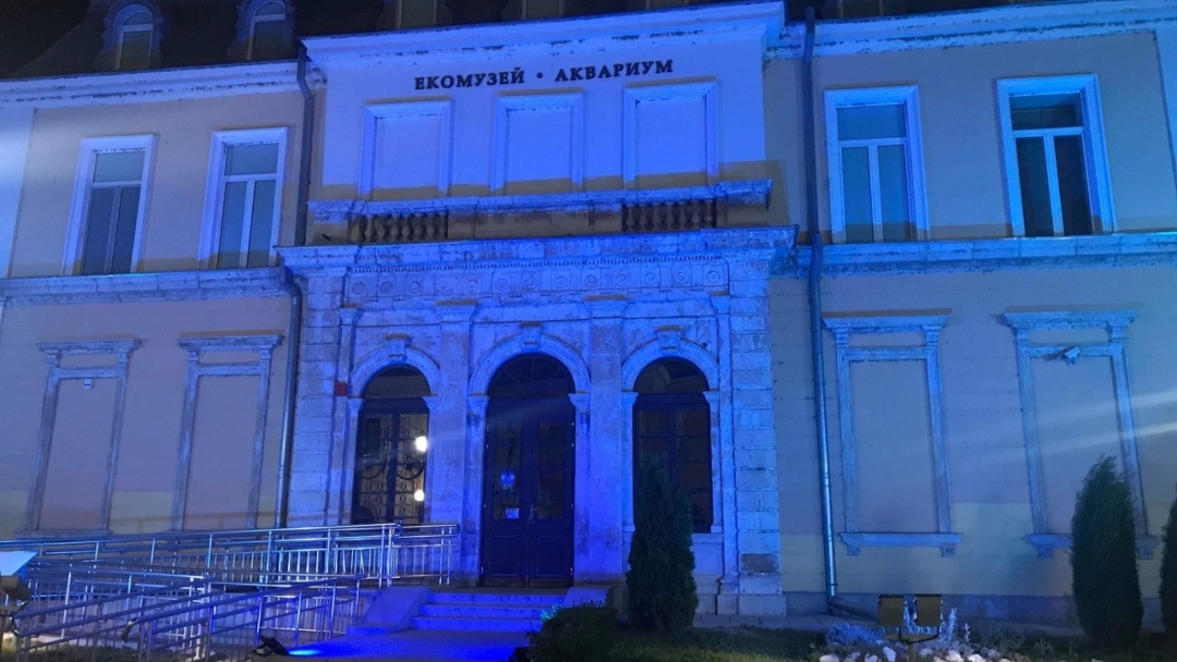 Екомузея в Русе беше осветен в синьо по повод световния ден на пулмоналната хипертония