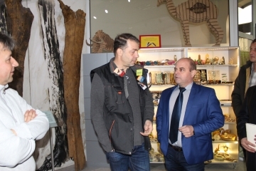 Кметът Пламен Стоилов се запозна с новите диорами в екомузея