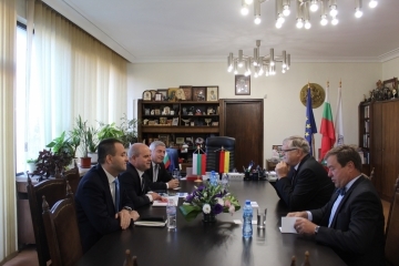 Кметът Пламен Стоилов се срещна с посланика на Федерална република Германия в Република България Н. Пр. Херберт Салбер