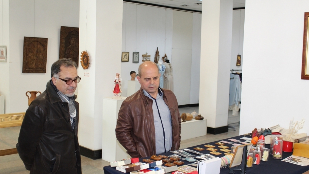 Кметът Пламен Стоилов посети изложбата на Дунавската задруга
