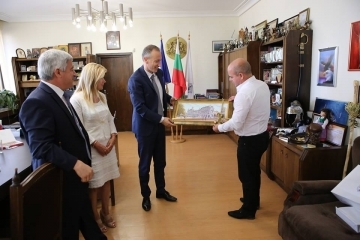 Министърът на образованието и науката Красимир Вълчев на посещение в Русе 