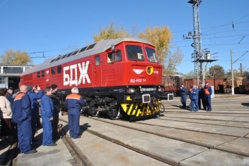 Директорът на дирекция "Екология и транспорт" Георги Игнатов присъства на откриване на реновирано локомотивно депо