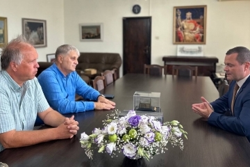 Mayor Pencho Milkov met with representatives of the "Zahari Stoyanov" Foundation on the occasion of the restoration of the tomb of the Revival leader
