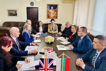 The Mayor of Ruse and the British Ambassador discussed opportunities for cooperation in the field of culture and youth initiatives