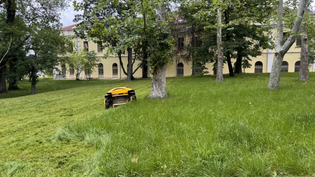 Продължават дейностите по косене на тревни площи в Русе