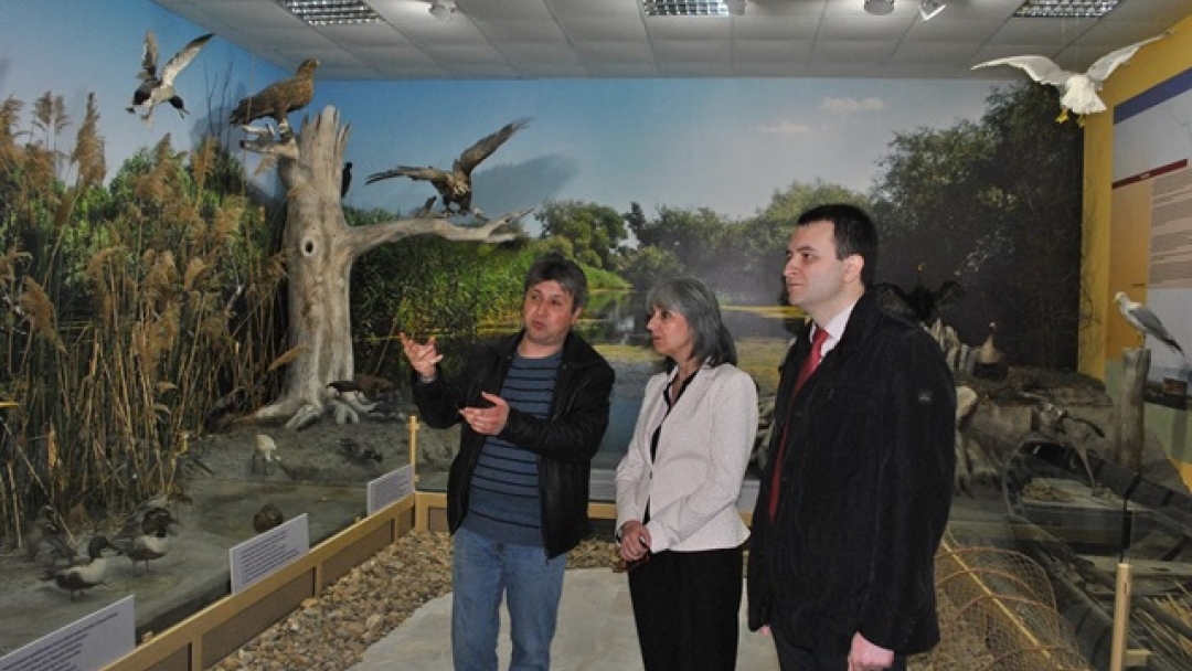 Маргарита Попова разгледа Екомузея в Русе