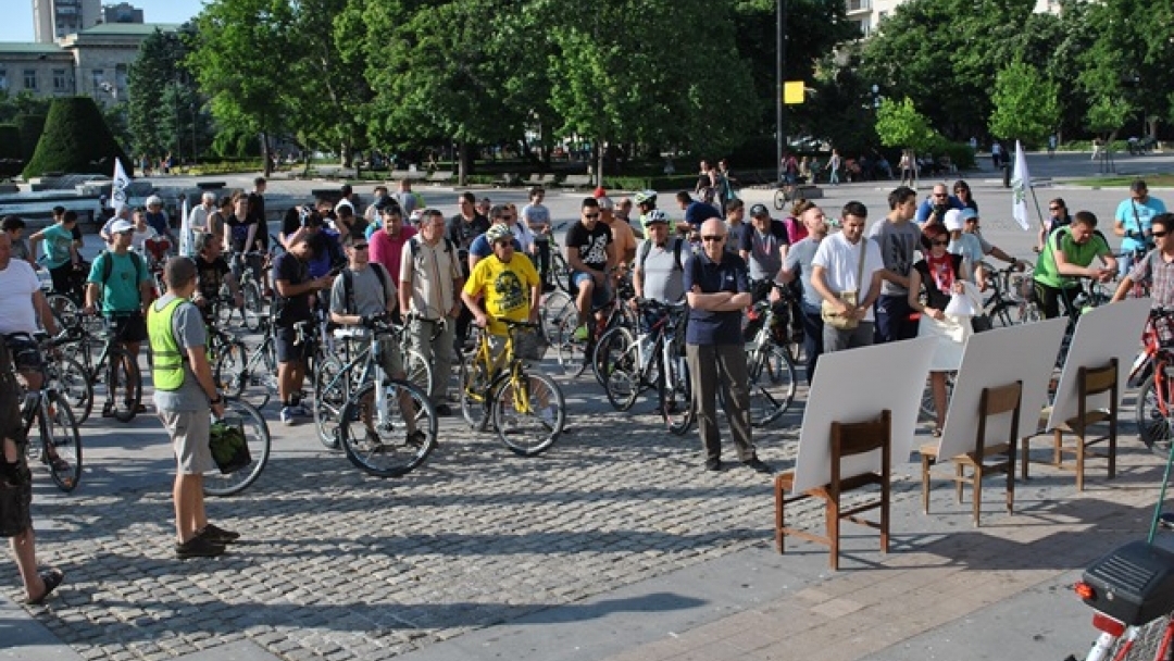 Зам.-кметът Димитър Наков откри голямото майско велосипедно шествие