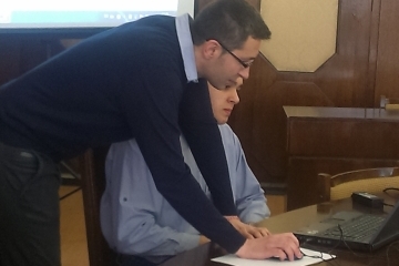 Открит урок по информационни технологии се проведе в Община Русе