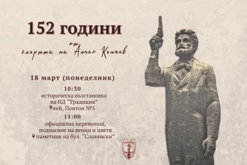 Historical reconstruction and official ceremony in Ruse in memory of Angel Kanchev