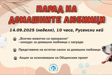 Кучета, котки и екзотични животни ще дефилират в Парада на домашните любимци
