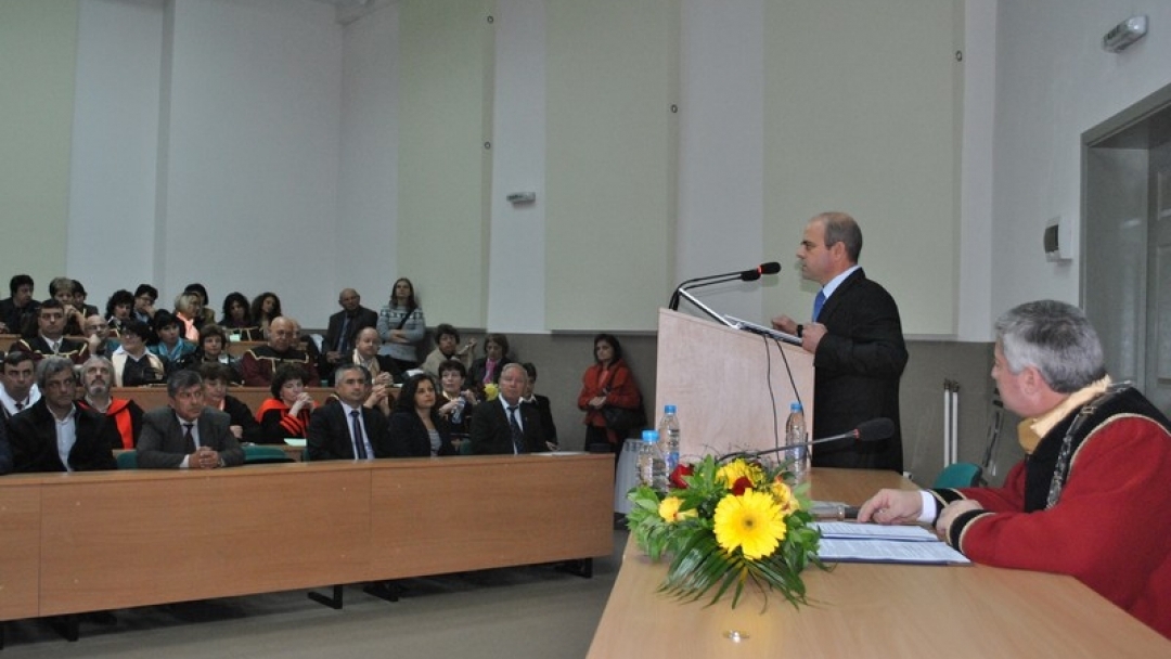 Кметът Пламен Стоилов поздрави Русенския университет за 68-я рожден ден  на висшето училище 