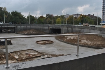 Инж. Димитър Наков инспектира пробива и кръговото кръстовище