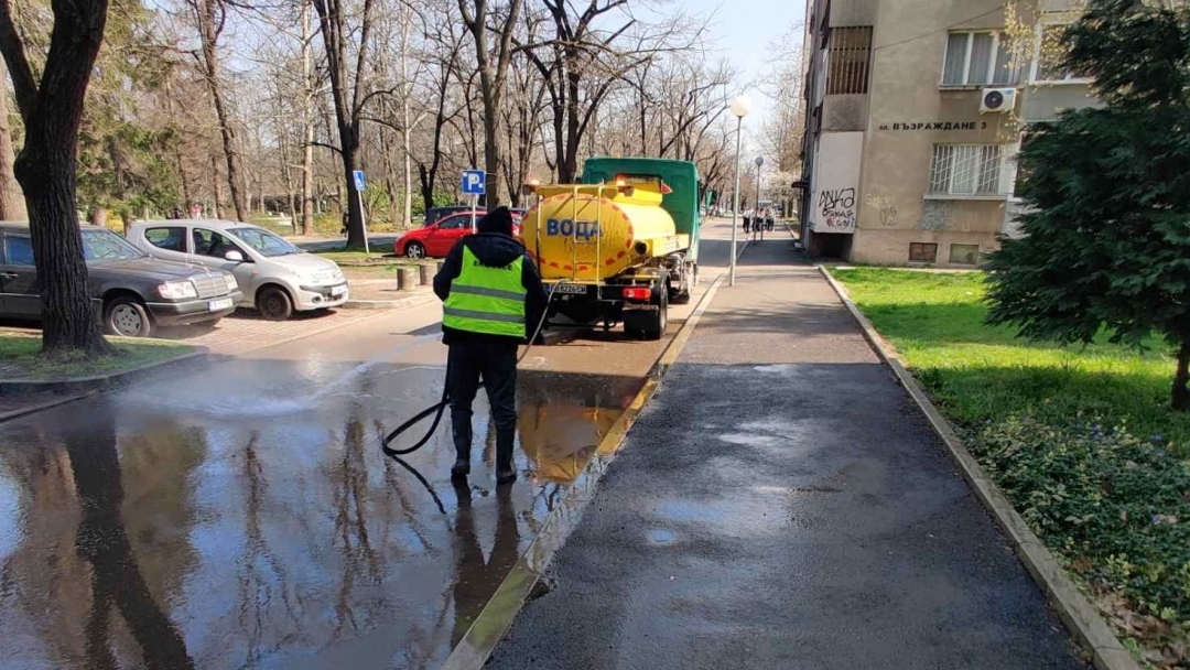 Седмичен график за миене на улици и булеварди в Русе