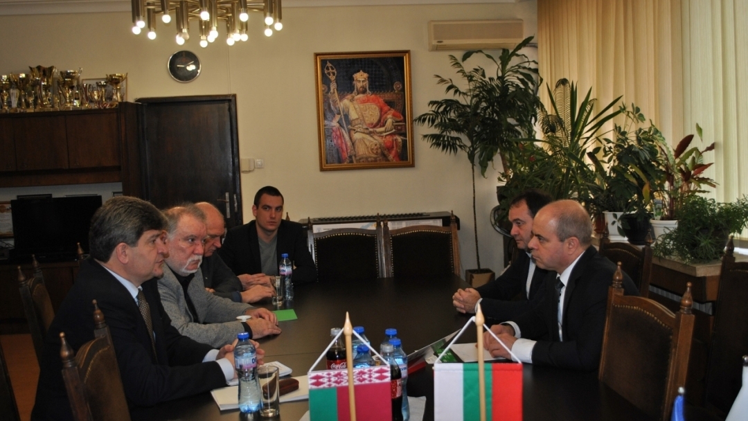 Кметът Пламен Стоилов се срещна с посланика на Беларус