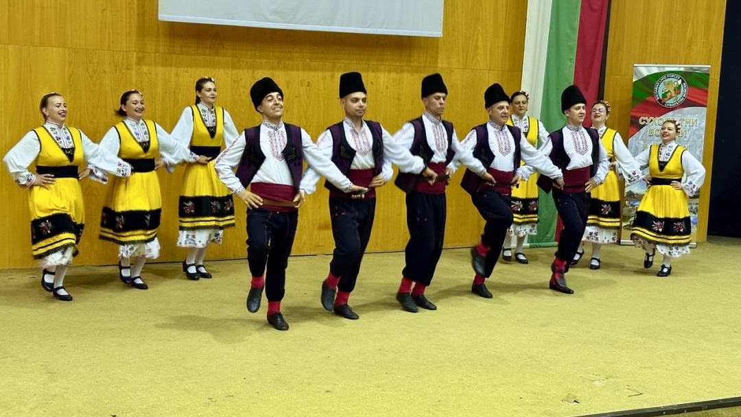 Pencho Milkov welcomes the participants in the review of amateur artistic creation and the festival of the brass bands of the Land Forces