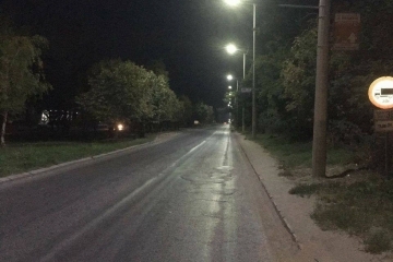 Кметът Пламен Стоилов инспектира новото осветление по бул. "България"