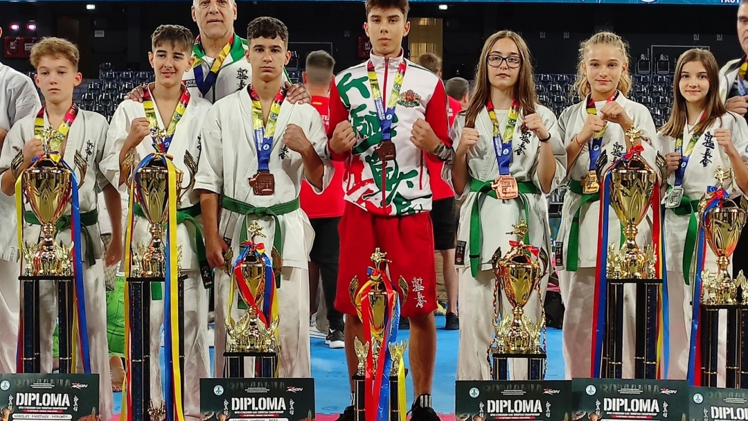 The karatekas of SC "Ruse" with the best performance at the European Championship