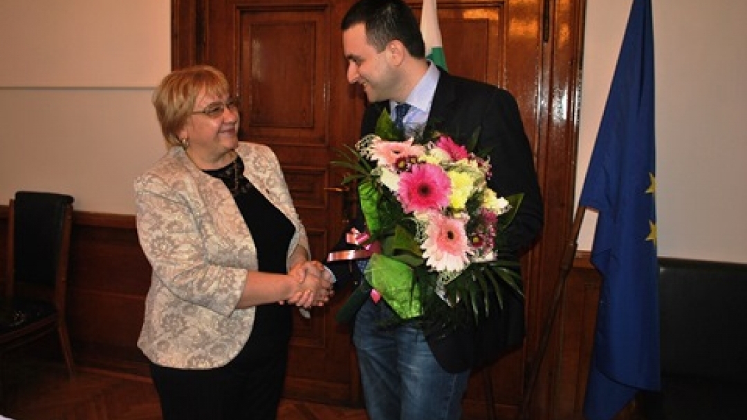 Д-р Страхил Карапчански поздрави новия ректор на Русенския университет