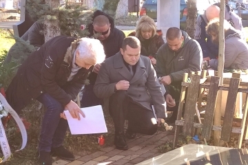 Почетоха паметта на загиналия в Кербала офицерски кандидат Антон Петров