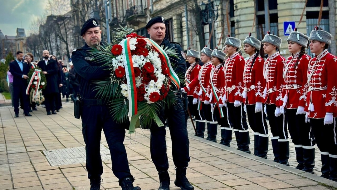  С възпоменателна церемония в Русе бяха отбелязани 154 г. от гибелта на Ангел Кънчев