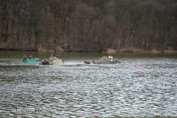 Показно занятие на формирование 32 420 се проведе днес на язовир „Липник“ край Русе