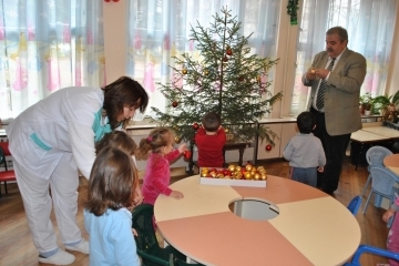 16 елхи дари Община Русе на детски ясли и социални заведения