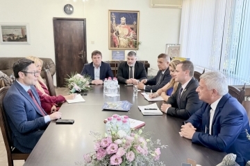 Кметът Пенчо Милков посрещна в  Русе вицепремиера Александър Пулев, обсъдено бе индустриалното развитие на града