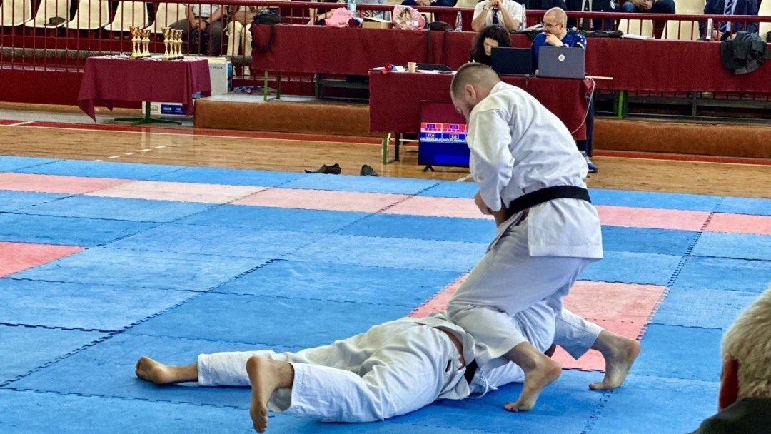 Pencho Milkov opened the Republican tournament in police personal defense and karate for Ministry of Interior employees in Ruse