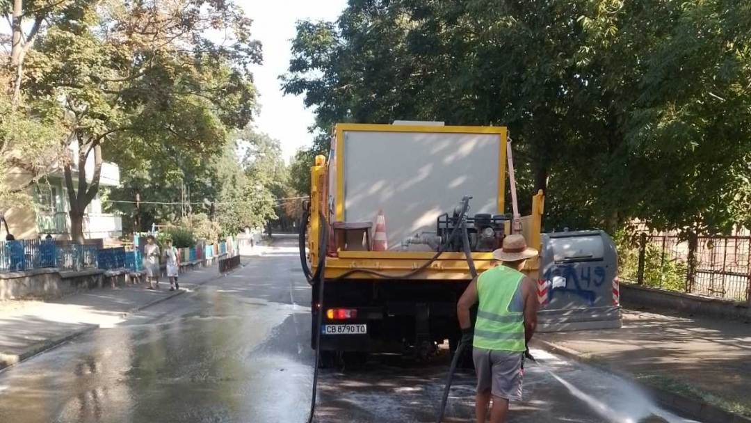 Седмичен график за миене на улици и булеварди в Русе