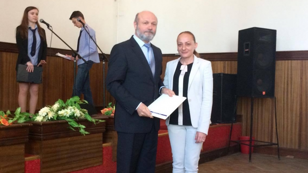 Заместник-кметът Наталия Кръстева отправи поздравления по случай 153-тата годишнина на ПМГ