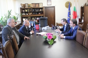 Кметът Пламен Стоилов се срещна с президента на КТ „Подкрепа“ Димитър Манолов