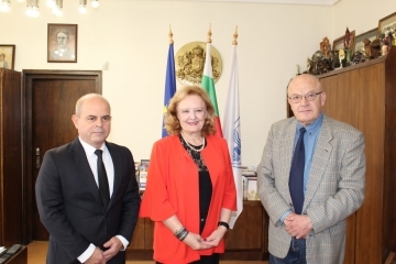 Кметът Пламен Стоилов се срещна с посланика на Хърватия в България Н. Пр. Лйерка Алайбег