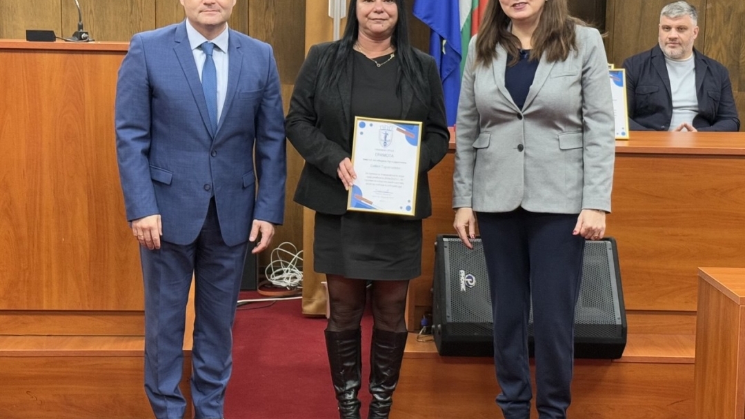 Първенци в Ученическите игри бяха наградени от кмета Пенчо Милков