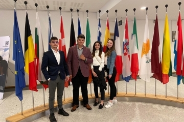Представители на Младежкия парламент посетиха институции на ЕС в Брюксел