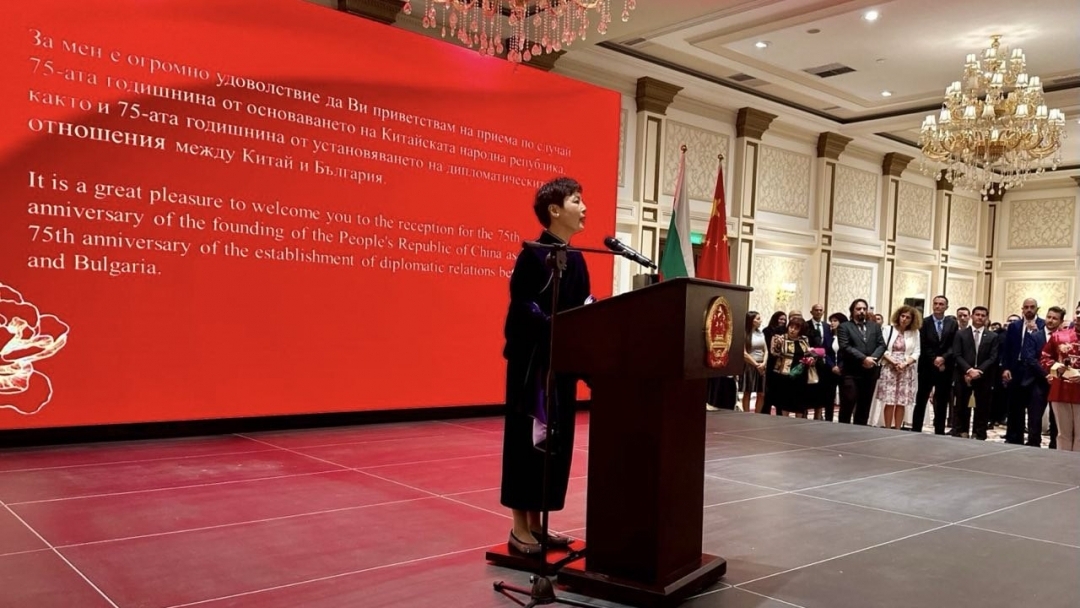 Deputy Mayor Zlatomira Stefanova presented Ruse at the reception on the occasion of 75 years of diplomatic relations between Bulgaria and China