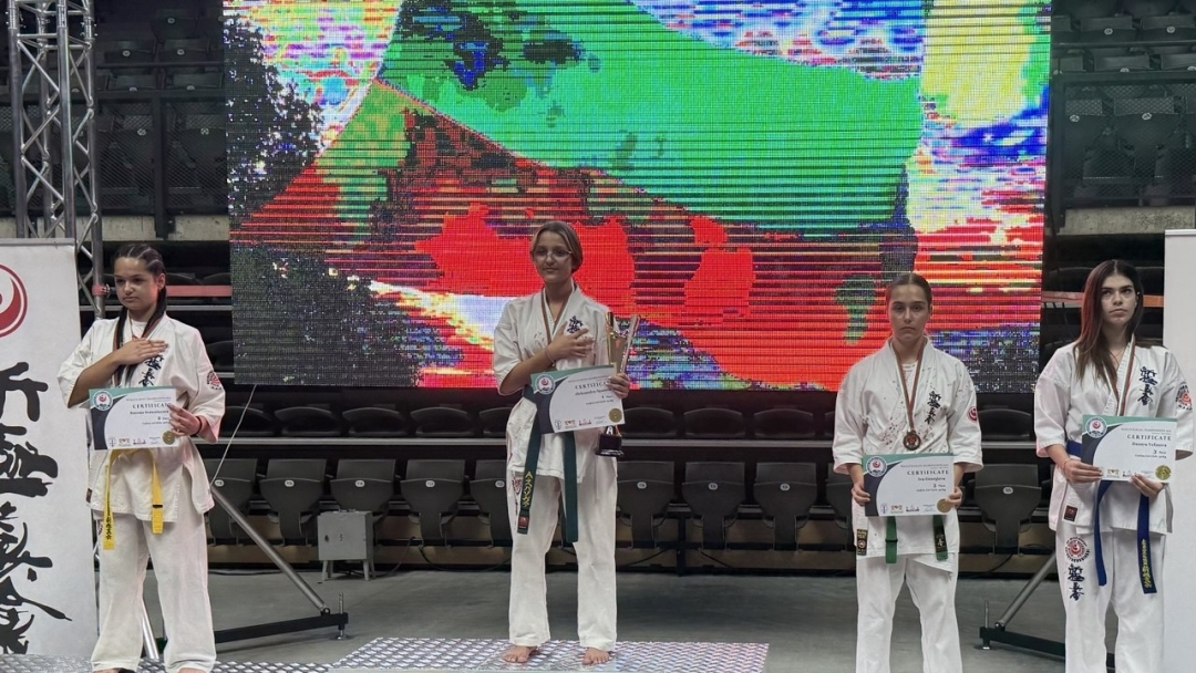 Triumph of Ruse residents with 4 titles and 11 medals at the Balkan Shinkyokushin Karate Championships