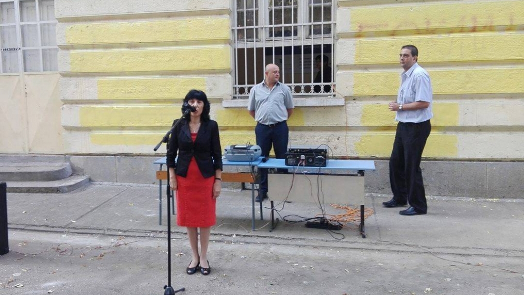 Кметът Пламен Стоилов откри новата учебна година в АГ "Гео Милев"