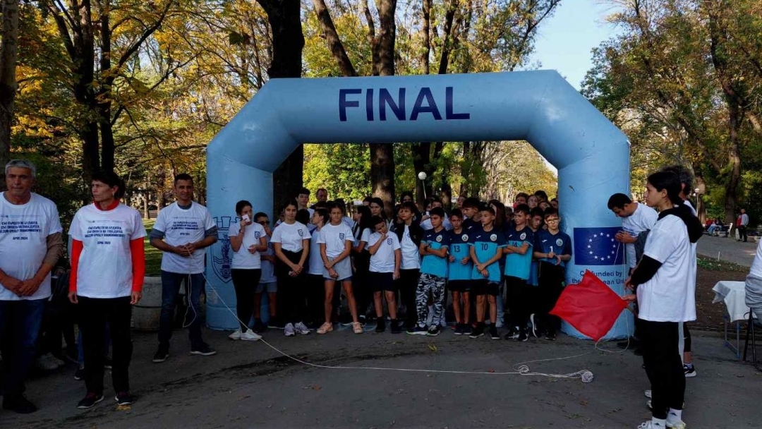 Over 170 students from Ruse participated in a cross and relay race dedicated to the fight against addictions