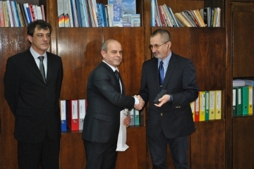 Кметът Пламен Стоилов поздрави новия Областен управител Стефко Бурджиев